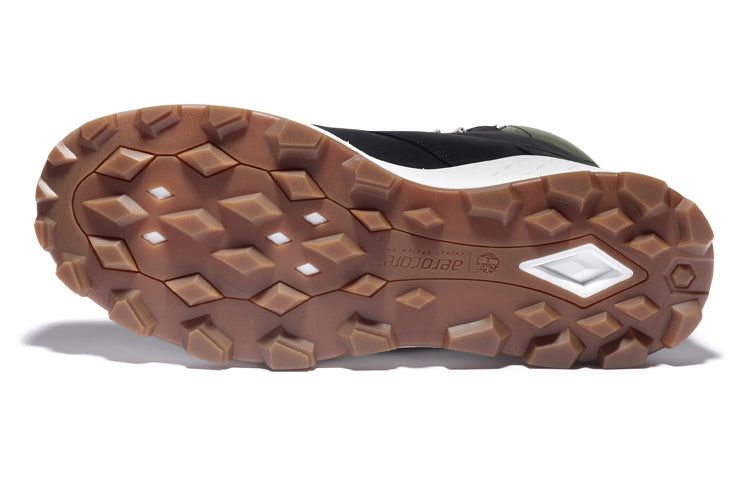 Timberland 6 Inch Brooklyn Side Zip Boots 'Black Nubuck with Green Padded Collar' A41Y6001 sold by KicksCrew product image thumbnail 5