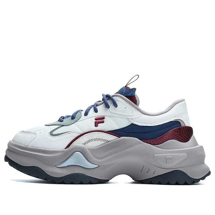 (WMNS) FILA FUSION Bianco 2 Sneakers 'White Grey Blue' T12W311302FBA sold by KicksCrew