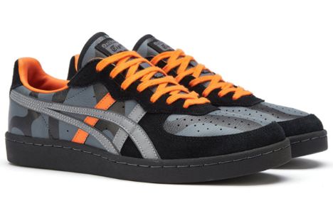 Onitsuka Tiger GSM Shoes 'Black Grey Orange' 1183B842-001 sold by KicksCrew