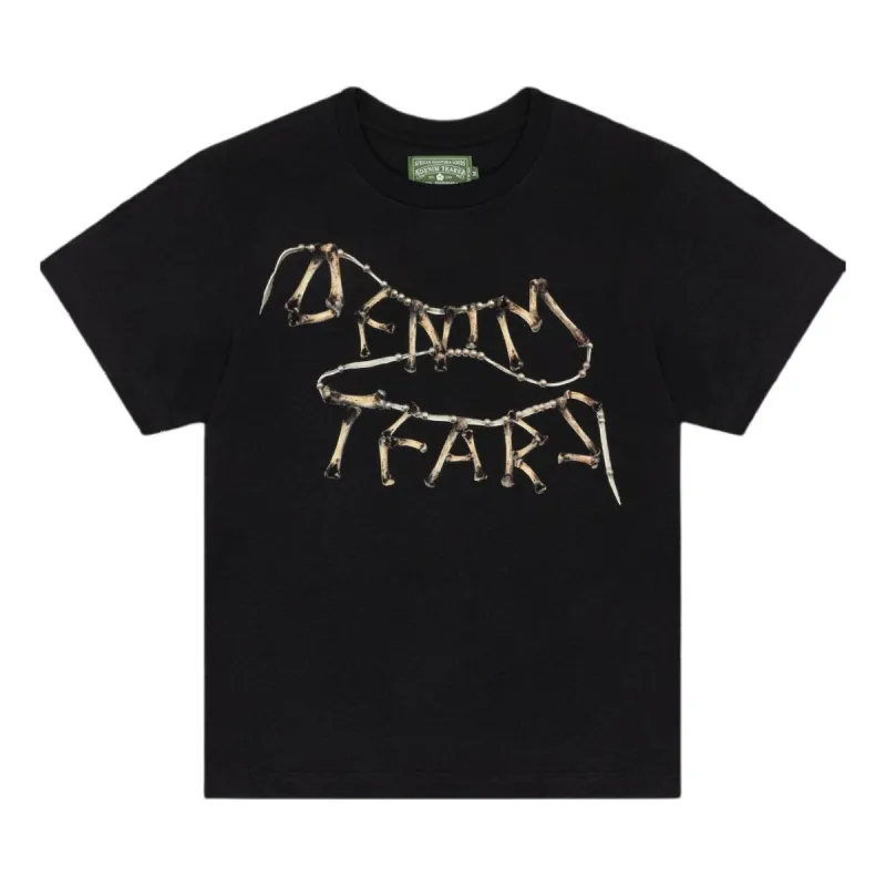 Denim Tears SS24 Kiss My Grits Tee 'Black' 010-006-131 sold by KicksCrew