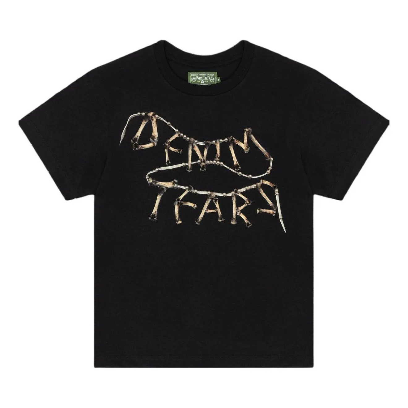Denim Tears SS24 Kiss My Grits Tee 'Black' 010-006-131 sold by KicksCrew
