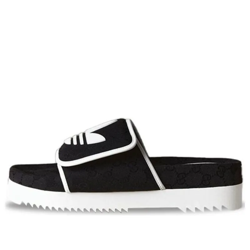 adidas Gucci x Slide Sandal 'Black GG Monogram' IE2275 sold by KicksCrew