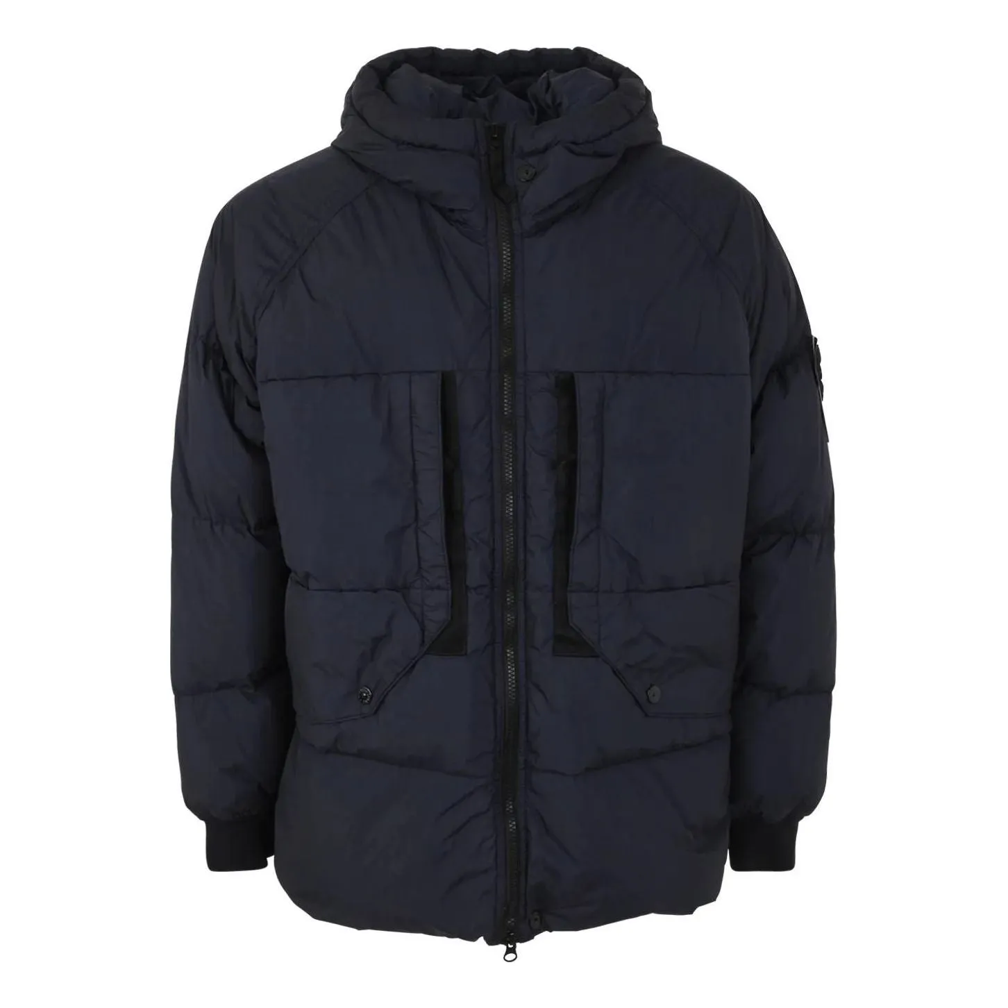 STONE ISLAND Zip-Up Puffer Jacket 'Navy' 791540723-V0020 sold by KicksCrew
