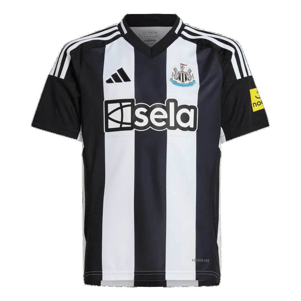 (GS) adidas Newcastle United FC 24/25 Home Jersey 'Black White' JX6515 sold by KicksCrew