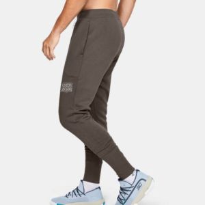 Under Armour Baseline Fleece Pants 'Brown' 1343008-250 sold by KicksCrew