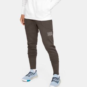 Under Armour Baseline Fleece Pants 'Brown' 1343008-250 sold by KicksCrew