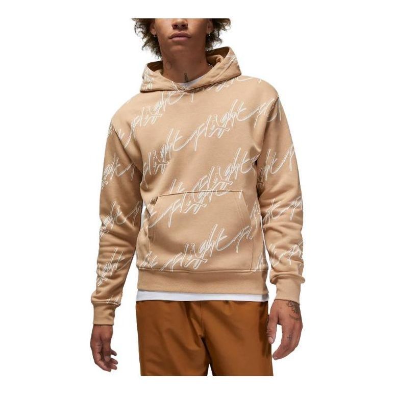 Air Jordan Essentials Fleece Pullover Hoodie 'Khaki' FB7318-200 sold by KicksCrew