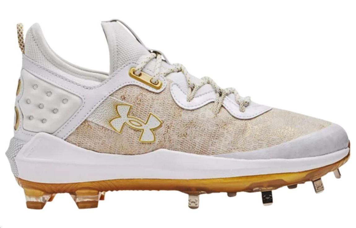 Under Armour Harper 8 Low ST Baseball Cleats 'White Gold' 3026588-100 sold by KicksCrew product image thumbnail 2