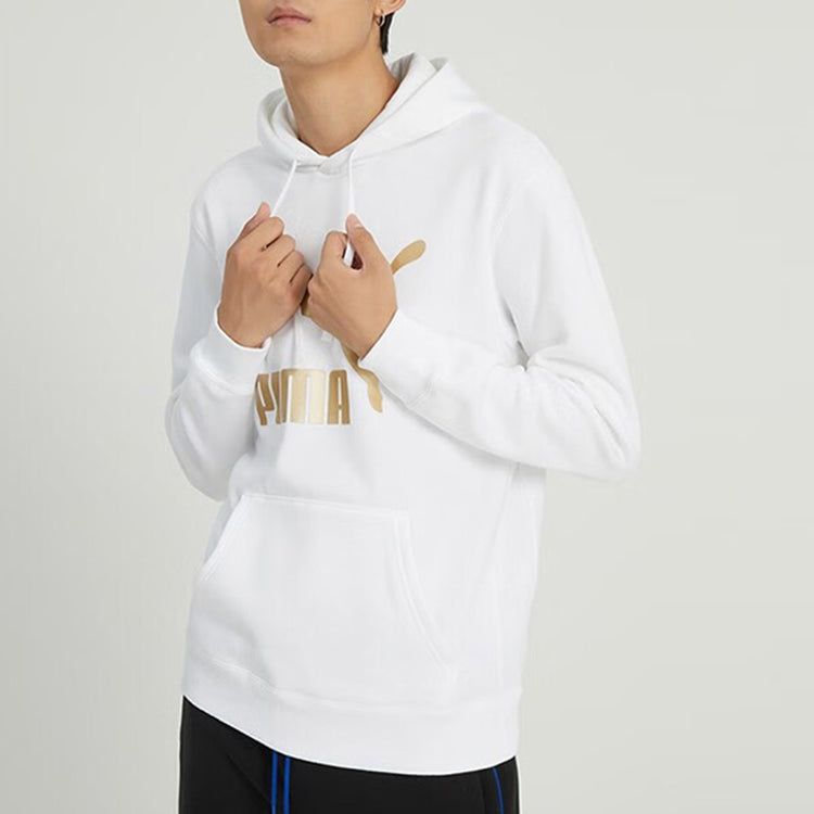 Puma Classics Metallic Regular Fit Hoodie 'White' 537678-02 sold by KicksCrew product image thumbnail 4