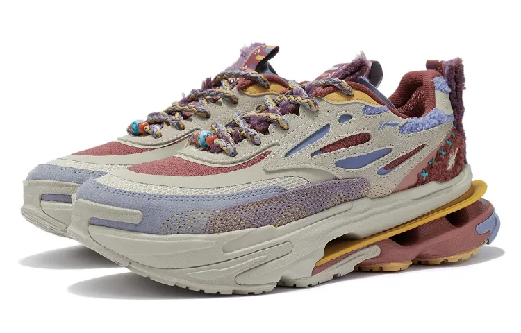 (WMNS) Li-Ning Countflow Wu Xing Xingshan 'Oatmeal Grey' AGLR308-1 sold by KicksCrew product image thumbnail 3