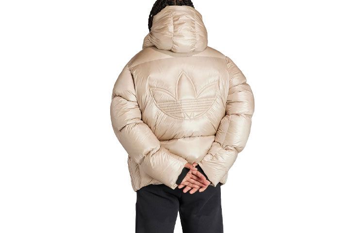 adidas Originals Heavy Weight Down Puffer Jacket 'Beige' IR7134 sold by KicksCrew product image thumbnail 2