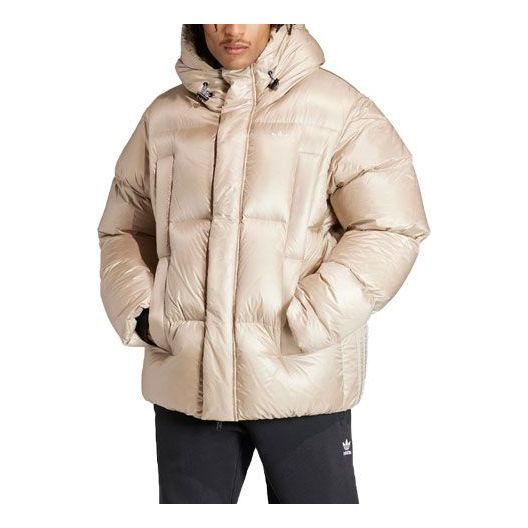 adidas Originals Heavy Weight Down Puffer Jacket 'Beige' IR7134 sold by KicksCrew