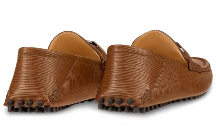 LOUIS VUITTON Hockenheim Moccasin Shoes 'Brown' 1A4TV8 sold by KicksCrew product image thumbnail 4