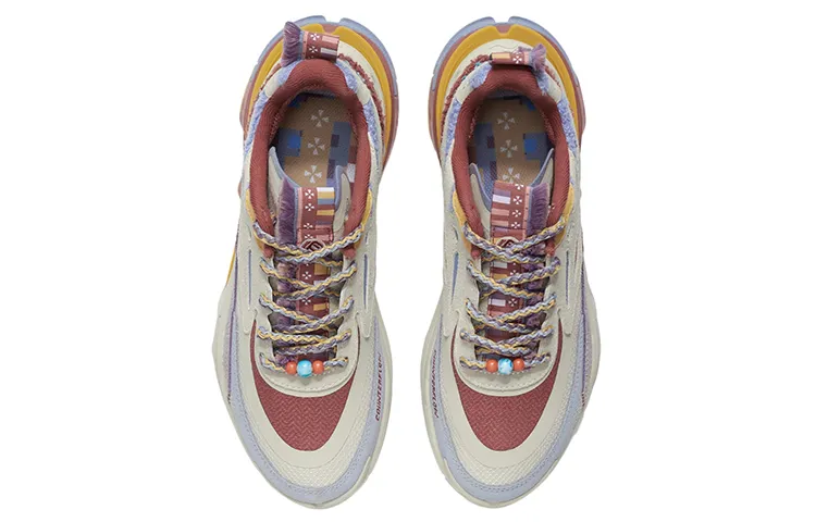 (WMNS) Li-Ning Countflow Wu Xing Xingshan 'Oatmeal Grey' AGLR308-1 sold by KicksCrew product image thumbnail 4