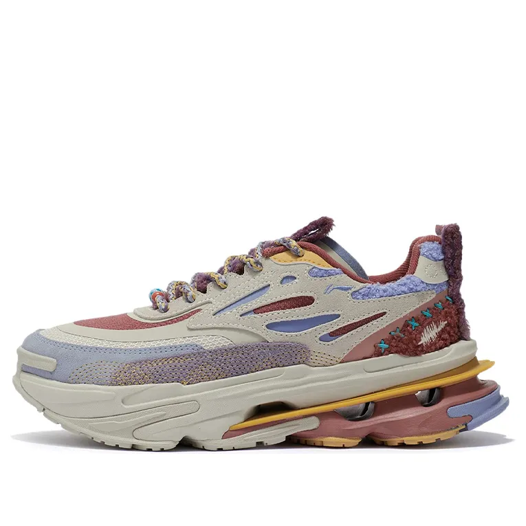 (WMNS) Li-Ning Countflow Wu Xing Xingshan 'Oatmeal Grey' AGLR308-1 sold by KicksCrew