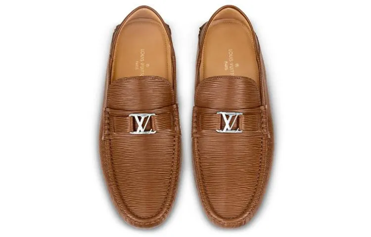 LOUIS VUITTON Hockenheim Moccasin Shoes 'Brown' 1A4TV8 sold by KicksCrew product image thumbnail 3