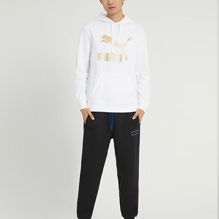 Puma Classics Metallic Regular Fit Hoodie 'White' 537678-02 sold by KicksCrew product image thumbnail 2
