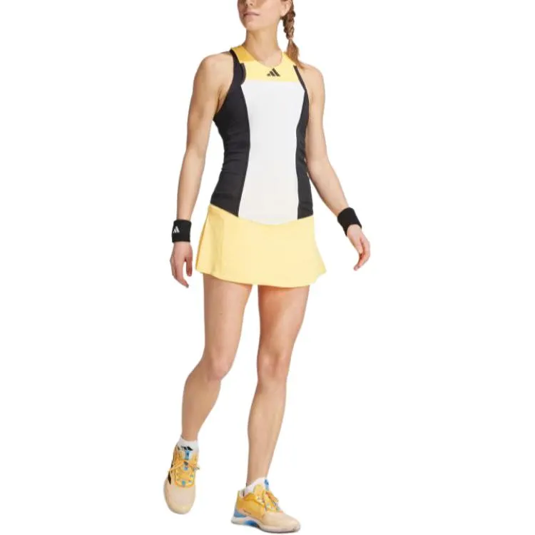 (WMNS) adidas Tennis Match Skirt 'Yellow' IS7248 sold by KicksCrew product image thumbnail 5