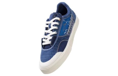Li-Ning Wave Pro Low 50/50 'Blue White' AECS081-1 sold by KicksCrew