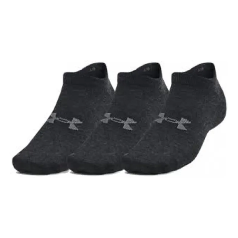 Under Armour Essential No Show Socks 3 Pick 'Black' 1361459-002 sold by KicksCrew