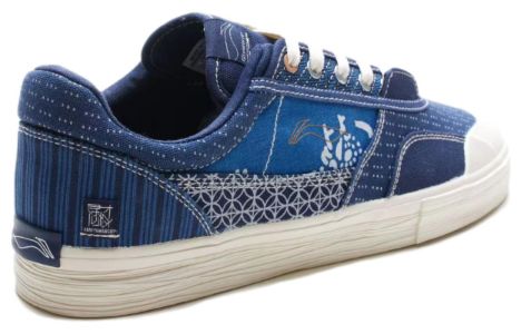 Li-Ning Wave Pro Low 50/50 'Blue White' AECS081-1 sold by KicksCrew