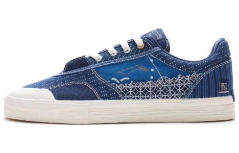 Li-Ning Wave Pro Low 50/50 'Blue White' AECS081-1 sold by KicksCrew