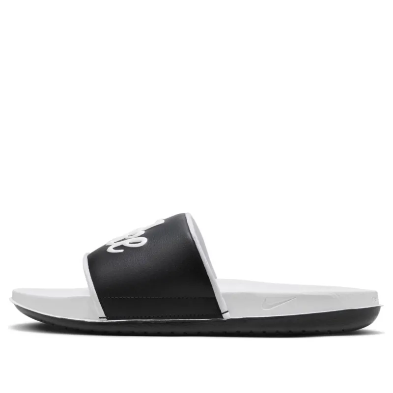 (WMNS) Nike Offcourt Slides 'White Black Mismatched' FQ7646-100 sold by KicksCrew