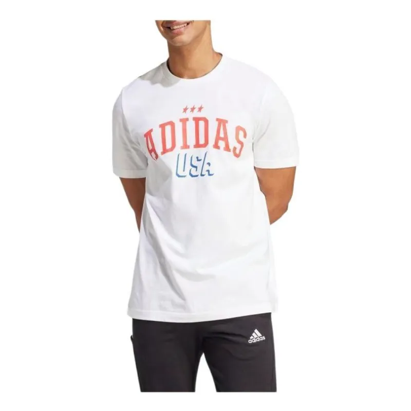 adidas Americana Graphic T-shirt 'White' IR5821 sold by KicksCrew
