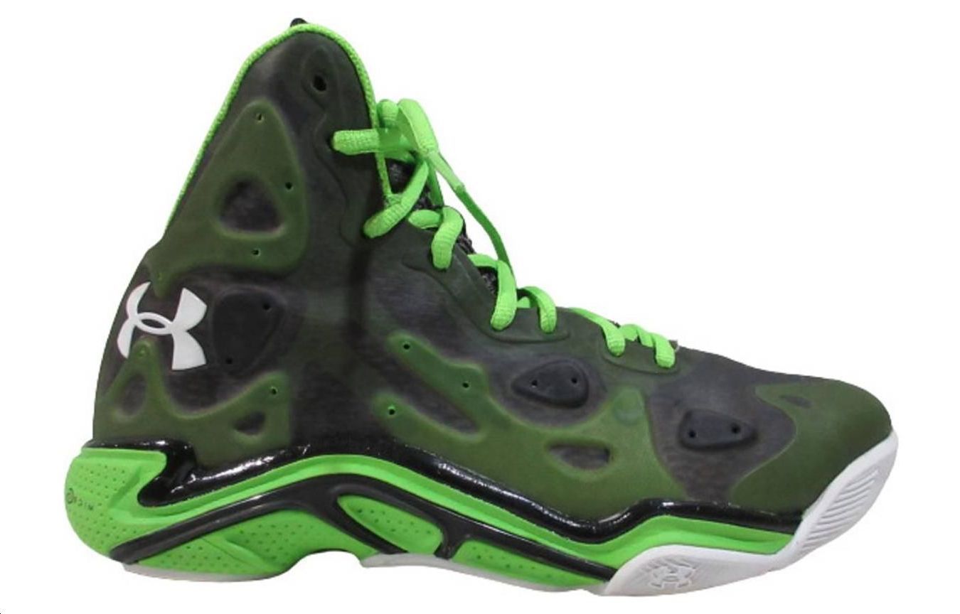 (WMNS) Under Armour Anatomix Spawn Basketball Shoes 'Green Black' 1248856-326 sold by KicksCrew product image thumbnail 3