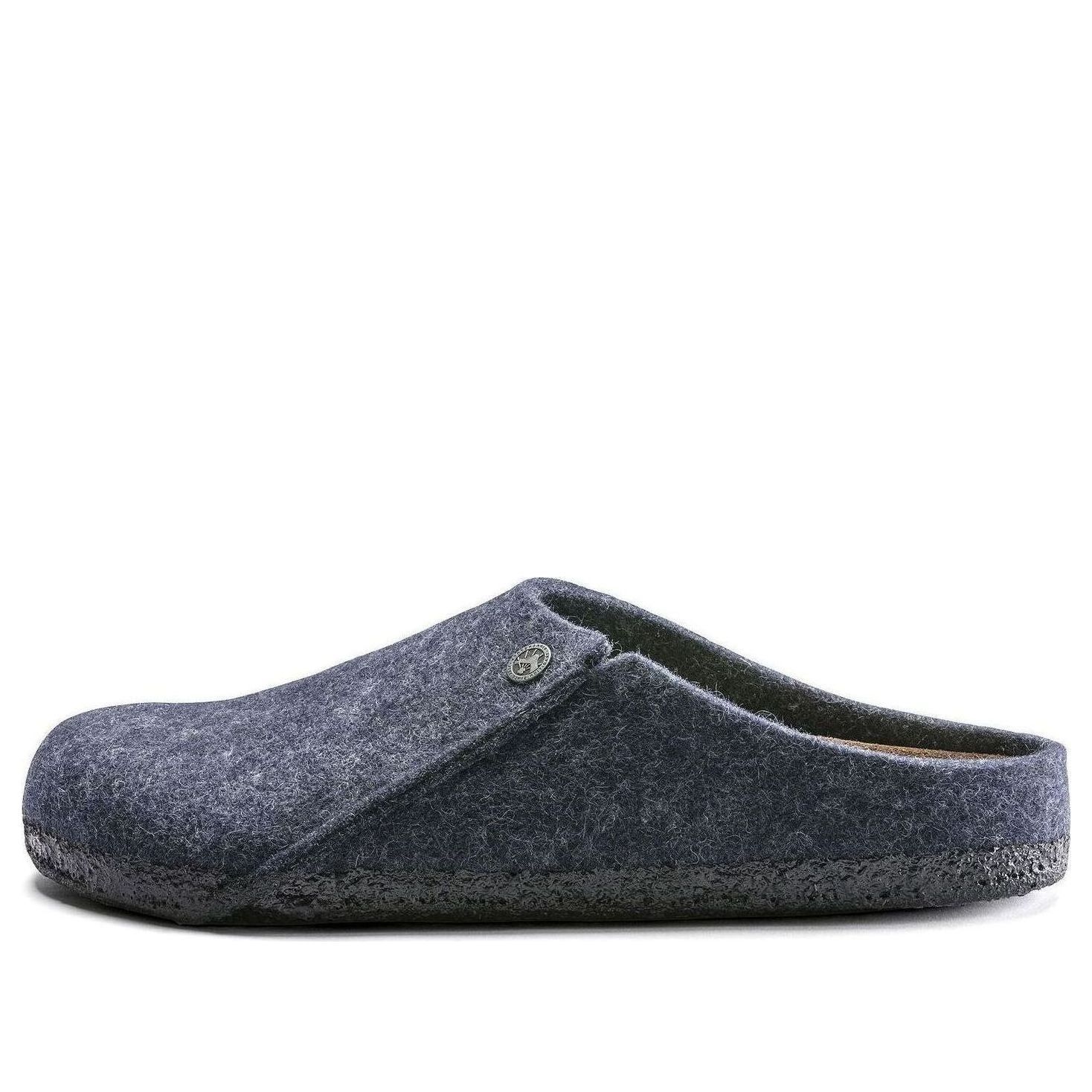 Birkenstock Zermatt Shearling Wool Felt Narrow Fit 'Blue' 1017519 sold by KicksCrew