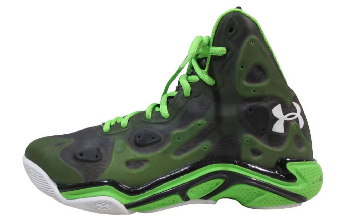 (WMNS) Under Armour Anatomix Spawn Basketball Shoes 'Green Black' 1248856-326 sold by KicksCrew product image thumbnail 2