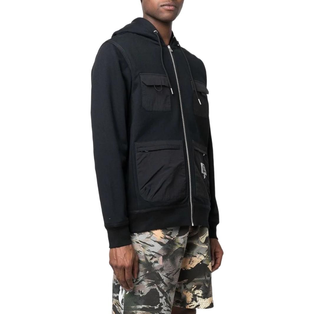 Converse x Josh Vides Utility Fleece Hoodie 'Black' 10023691-A01 sold by KicksCrew product image thumbnail 4