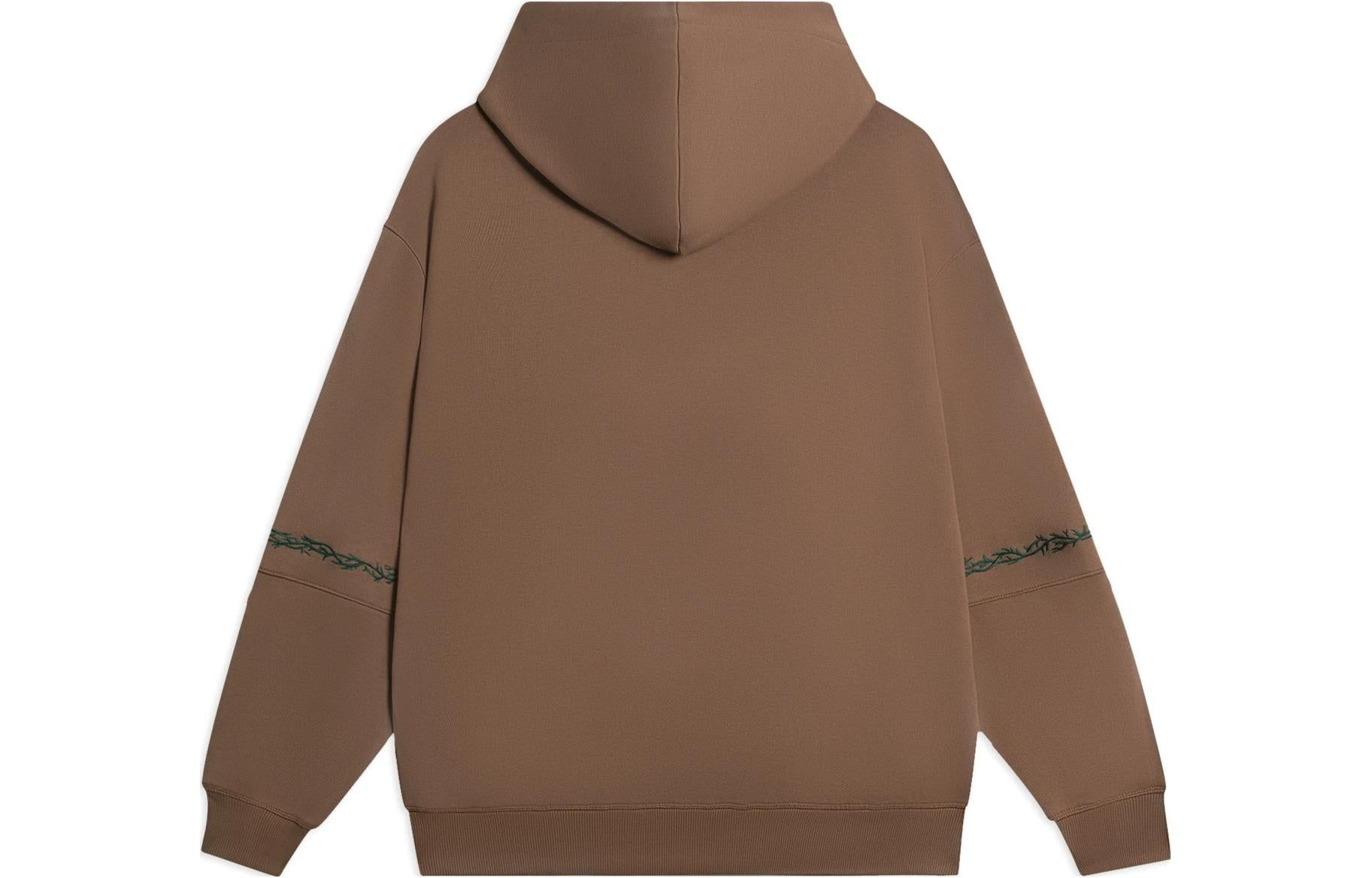 Li-Ning BadFive Graphic Hoodie 'Brown' AWDS643-2 sold by KicksCrew product image thumbnail 2