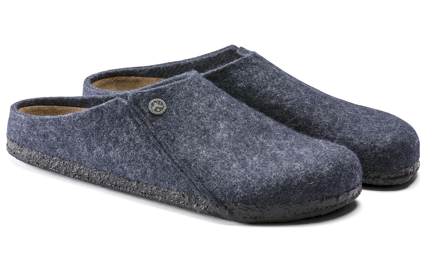 Birkenstock Zermatt Shearling Wool Felt Narrow Fit 'Blue' 1017519 sold by KicksCrew product image thumbnail 3