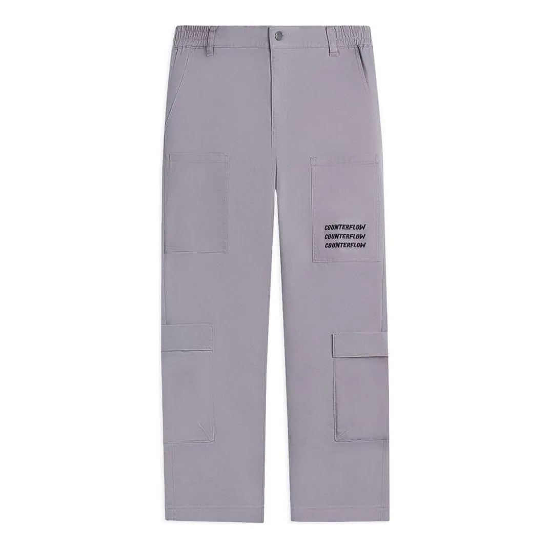 Li-Ning Counterflow Triple Logo Straight Pants 'Purple' AKXSC21-2 sold by KicksCrew