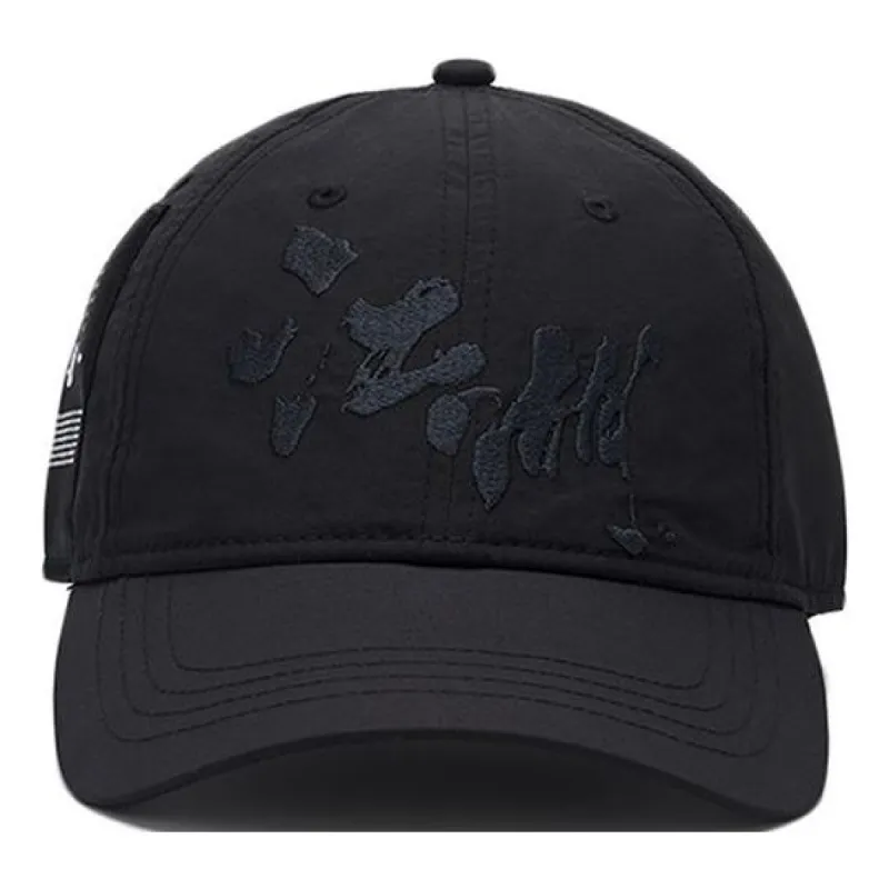 Li-Ning x Jackie Chan Kungfu Embroidered Logo Baseball Cap 'Black' AMYQ158-1 sold by KicksCrew