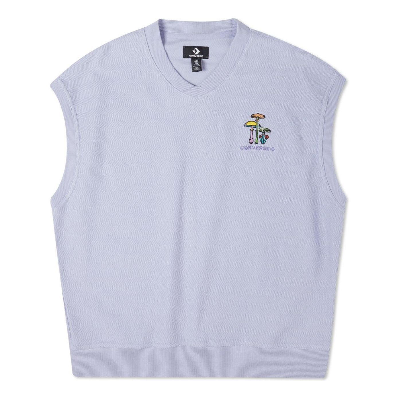 Converse Herringbone Terry Knit Vest 'Purple' 10023273-A02 sold by KicksCrew