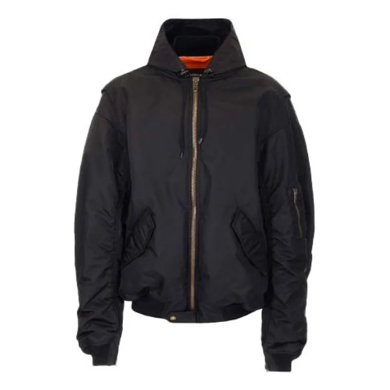 Balenciaga 3B Sports Icon Light Bomber Jacket 'Black' 698843TLO251000 sold by KicksCrew