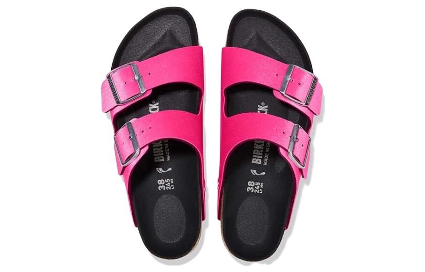 (WMNS) Birkenstock Arizona Rivet Logo Velvet Narrow Fit 'velvet Pink' 1025488 sold by KicksCrew product image thumbnail 4