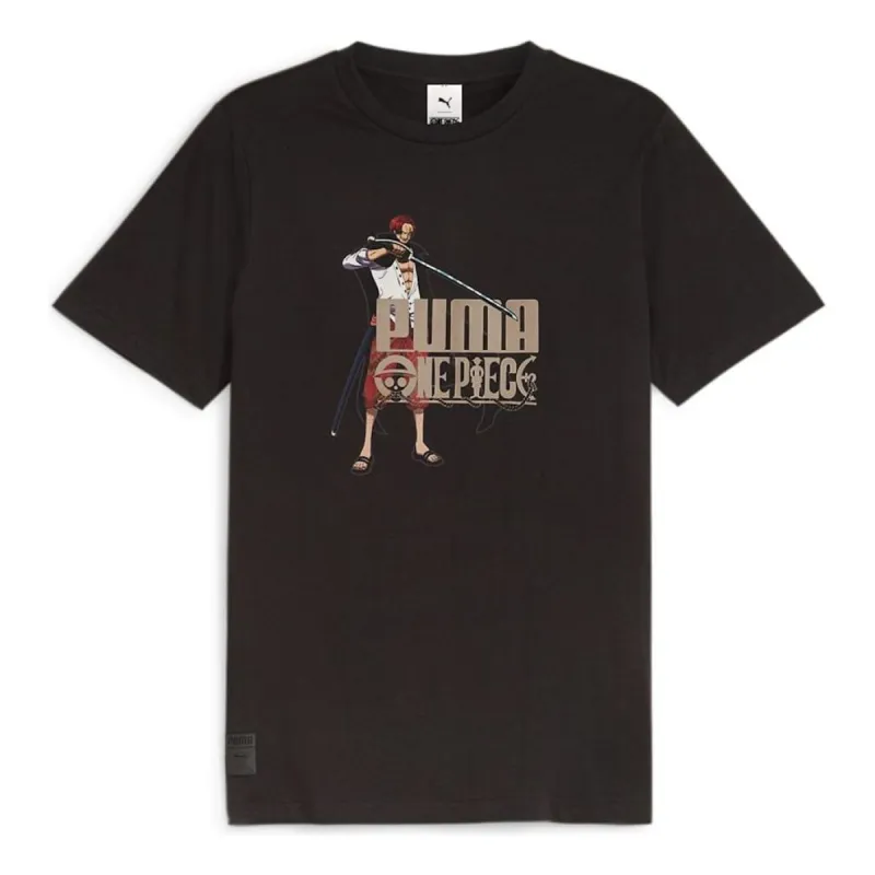 PUMA x ONE PIECE Graphic T-shirt 'Black' 624665-01 sold by KicksCrew