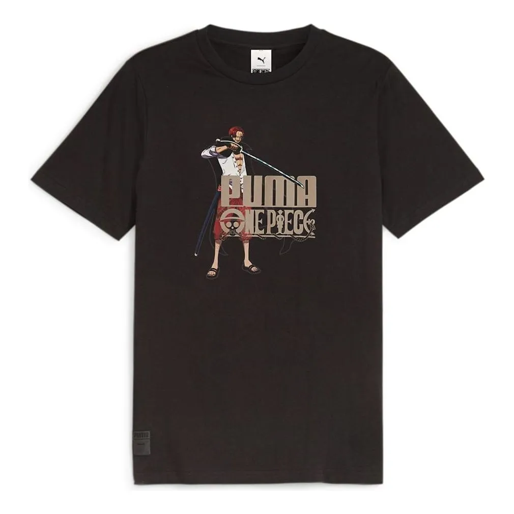 PUMA x ONE PIECE Graphic T-shirt 'Black' 624665-01 sold by KicksCrew