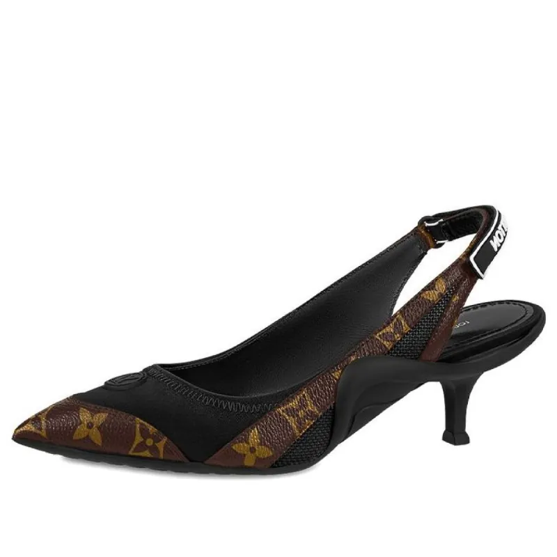 (WMNS) LOUIS VUITTON Archlight Slingback Pumps 'Brown Monogram' 1AAW7K sold by KicksCrew
