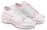 (WMNS) LOUIS VUITTON Squad Sneakers 'White Pink' 1AACVV sold by KicksCrew