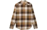 Vans Box Flannel Long Sleeve Buttondown Shirt 'Demitasse' VN000JOGDFH sold by KicksCrew