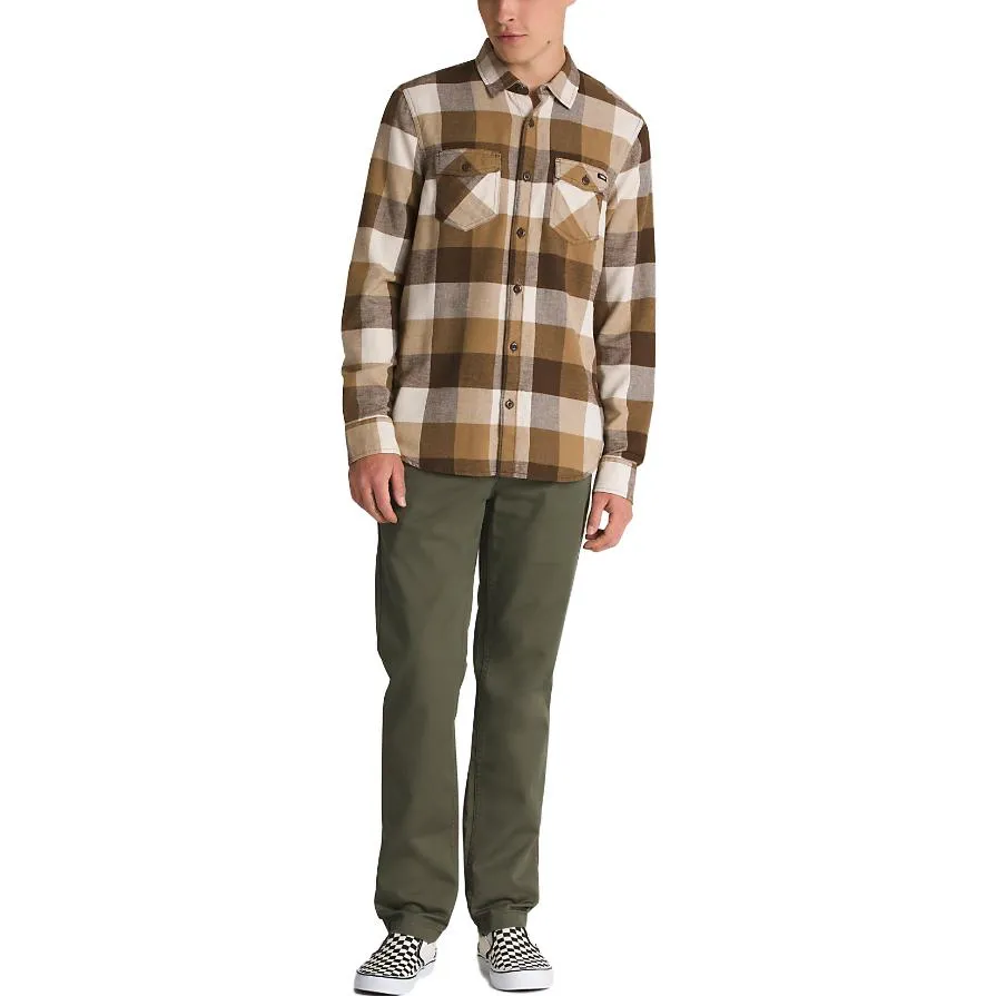 Vans Box Flannel Long Sleeve Buttondown Shirt 'Demitasse' VN000JOGDFH sold by KicksCrew product image thumbnail 5