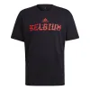 adidas FIFA World Cup 2022 Belgium T-shirt 'Black Red' HD6359 sold by KicksCrew