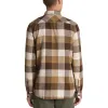 Vans Box Flannel Long Sleeve Buttondown Shirt 'Demitasse' VN000JOGDFH sold by KicksCrew