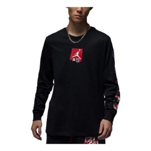 Air Jordan Brand Long Sleeve T-Shirt 'Black' FD7018-010 sold by KicksCrew