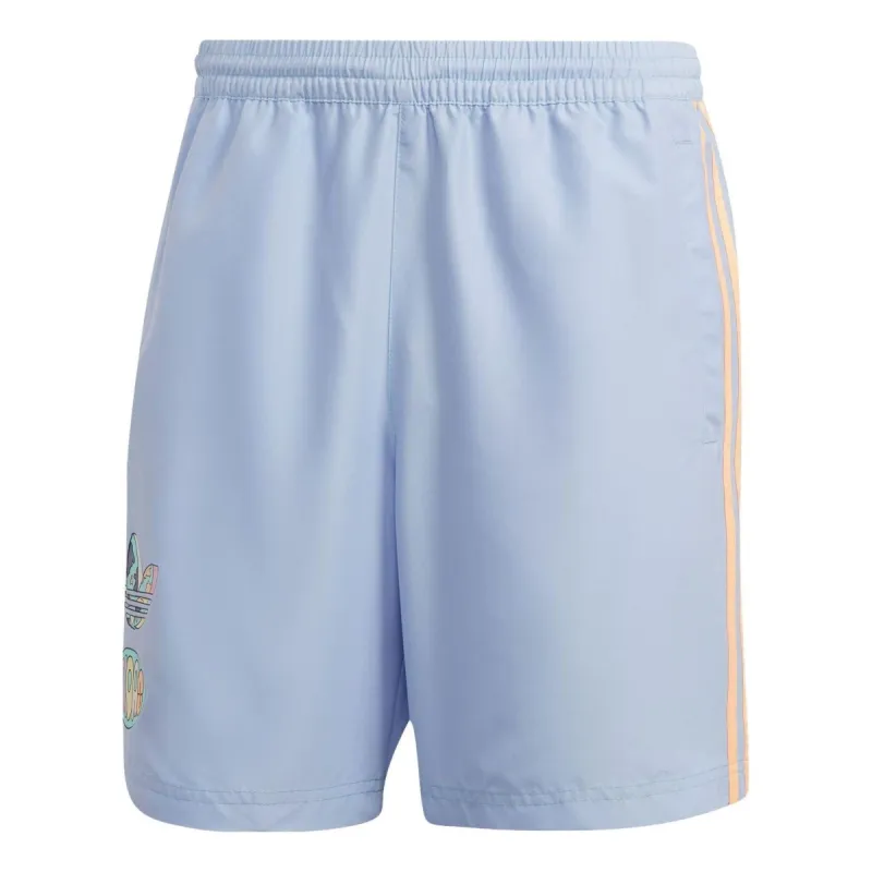 adidas originals Enjoy Summer Shorts 'Blue Dawn' IT8186 sold by KicksCrew