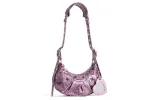 (WMNS) Balenciaga Le Cagole XS Shoulder Bag With Leopard Print 'Pink' 6713092AAV75651 sold by KicksCrew